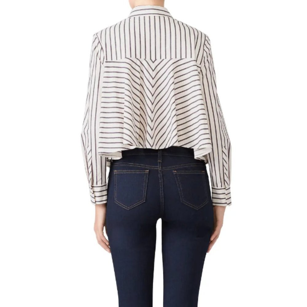 Drew Dillone Button Down Striped Size Medium - image 2